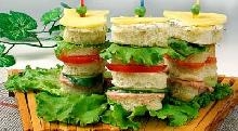 Рецепт - Башня из сандвичей
