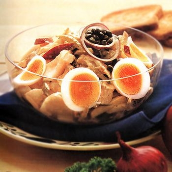 Рецепт - Крутые яйца с соусом из горчицы