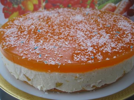 Рецепт - Персиковый торт