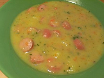 Рецепт - Протертый картофельный суп со сливками
