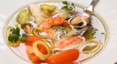Рецепт - Рыбный суп «Дары Нептуна»