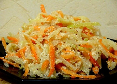 Рецепт - Салат картофельный с овощами