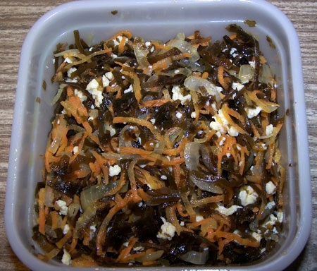 Рецепт - Салат с морской капустой