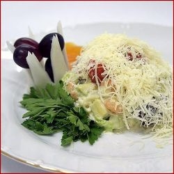Рецепт - Салат с сыром и яблоками