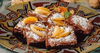 Рецепт - Шоколадно-ореховые батончики