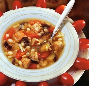 Рецепт - Суп из белой фасоли и свинины