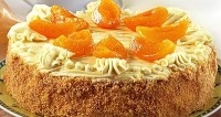 Рецепт - Торт слоеный с абрикосами
