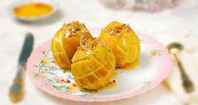 Рецепт - Яблоки печеные с медом и орехами (2)