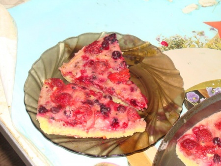 Рецепт - Фруктово-ягодный пирог