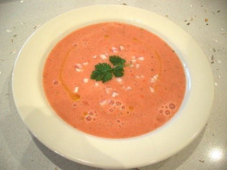 Рецепт - Томатный суп (холодный)