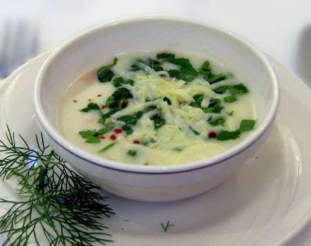 Сырный суп по-швейцарски (2), сырный суп пюре