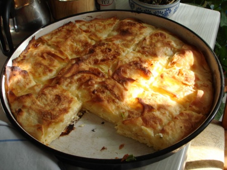 Рецепт - Легкий сырный пирог
