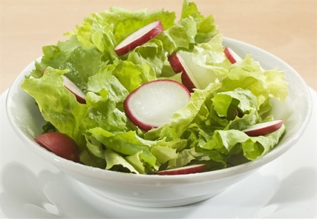 Рецепт - Салат из латука и редиса