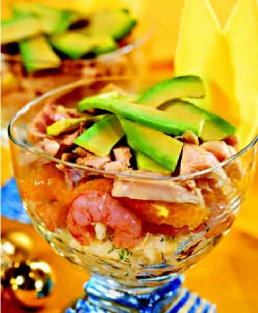 Рецепт - Салат из авокадо с апельсинами (2)