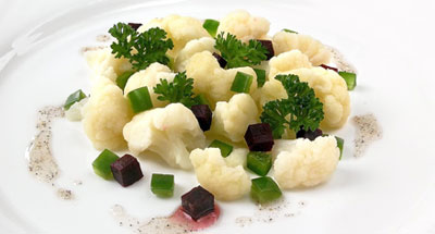Рецепт - Салат из цветной капусты со сладким перц