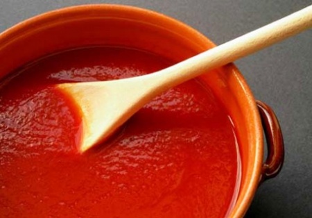 Рецепт - Консервированный томатный соус