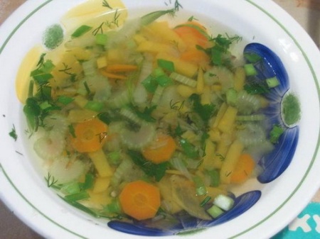 Рецепт - Суп из стручковой фасоли (2)