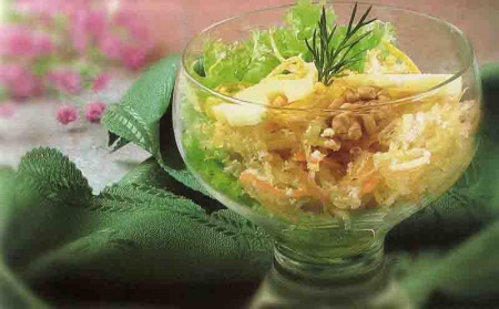 Рецепт - Салат из тыквы с орехами, рецепты салатов на новый год