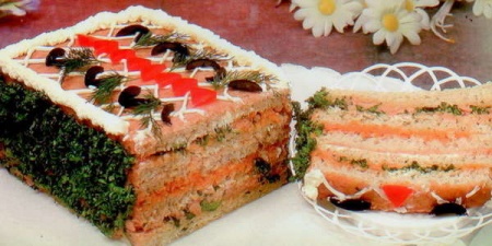 Рецепт - Торт бутербродный (2)