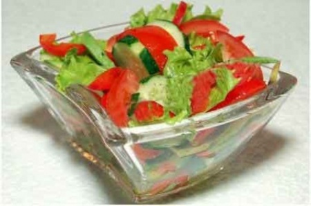 Рецепт - Салат из свежих овощей