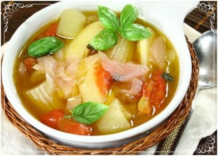 Рецепт - Летний овощной суп