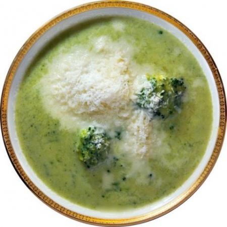 Рецепт - Суп из брокколи с омлетом, крем суп из морепродуктов