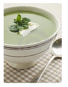 Суп из картофеля и водяного кресса (жеру