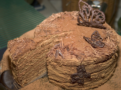 Торт «Трюфель» с лесными орехами