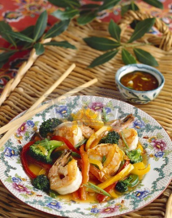 Рецепт - Пакора (овощи и креветки, жаренные в жид, вкусные и простые салаты