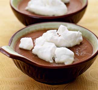 Рецепт на 8 марта - Шоколадный крем со «снежками»