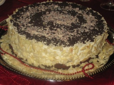 Рецепт - Постный торт «Шоколадно-вишневое суфле»