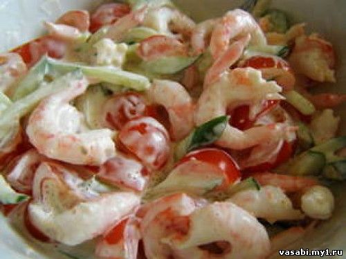  новогодний салат с морепродуктами